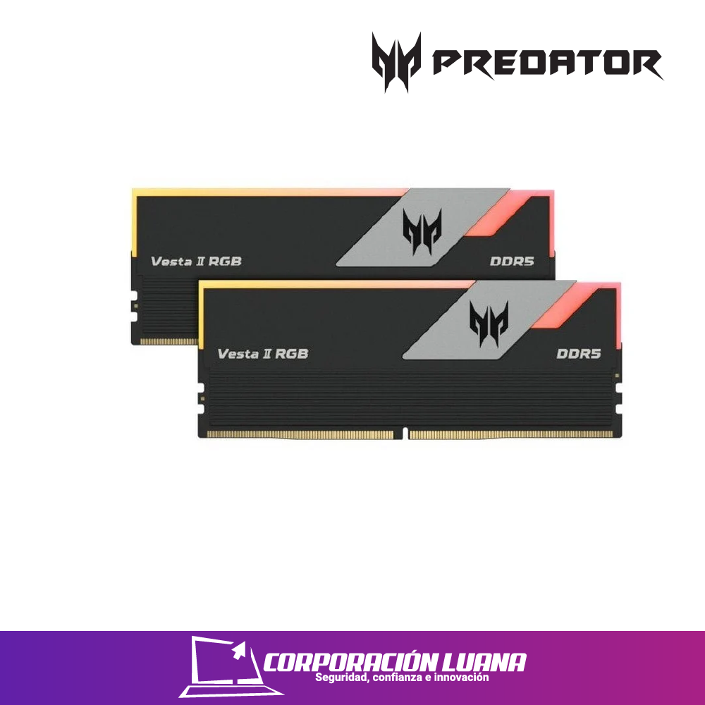 MEMORIA RAM PREDATOR VESTA II (2X16) 32GB 6000 MHZ ( BL.9BWWR.327