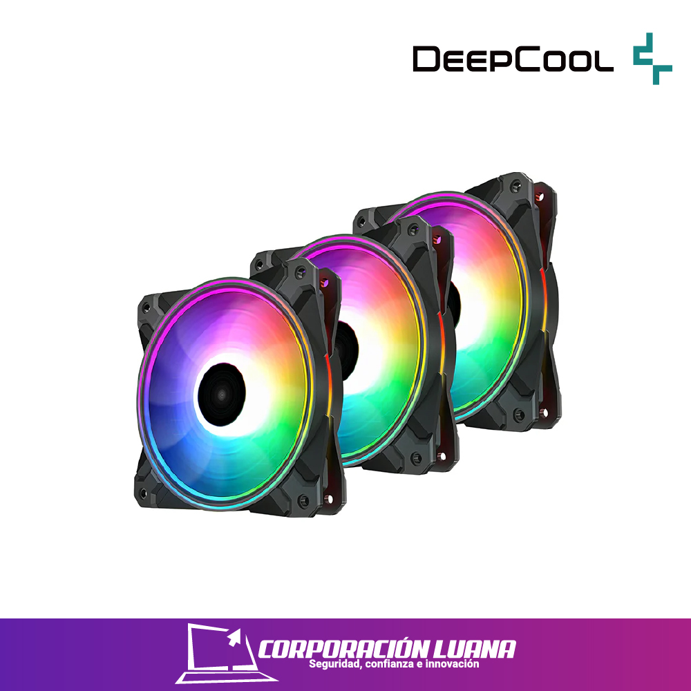 Deepcool Case Led COOLER CASE DEEPCOOL ( CF120 PLUS 3 IN 1 ) PACK | LED ARGB