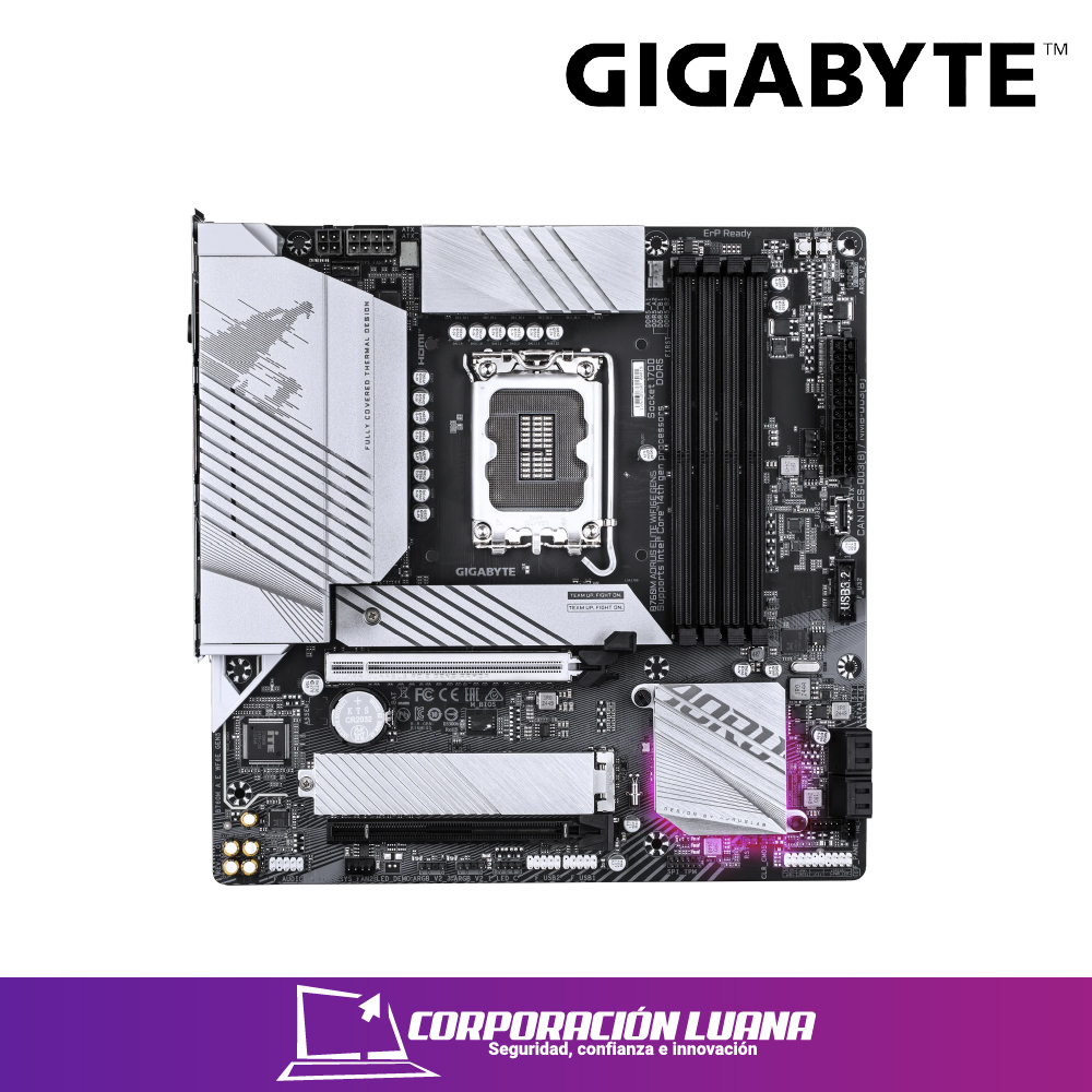 MOTHERBOARD GIGABYTE B760M AORUS ELITE WIFI6E ( B760M-A-E-WF6E